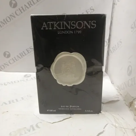 BOXED AND SEALED ATKINSONS LONDON 1799 EAU DE PARFUM 100ML