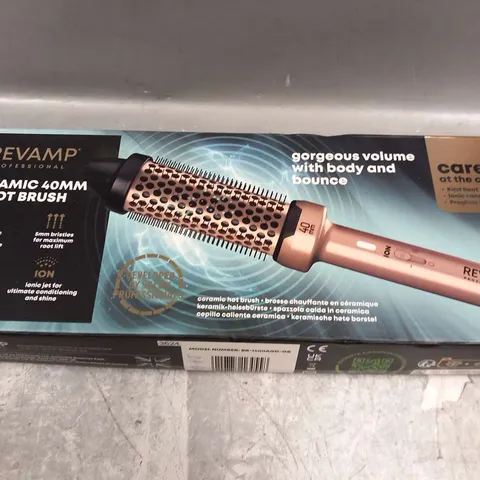 BOXED REVAMP PROFESSIONAL CERAMIC 40MM HOT BRUSH