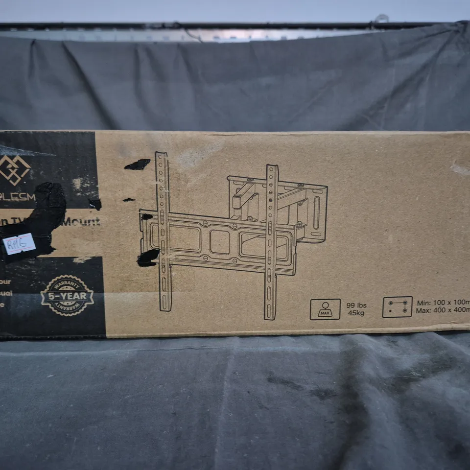 FULL-MOTION TV WALL MOUNT BRACKET – BOXED