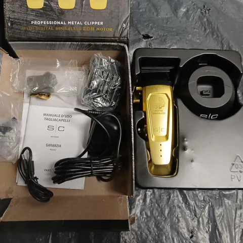 SABER II Professional Metal Clip​per – Yellow cordless hair clipper kit
