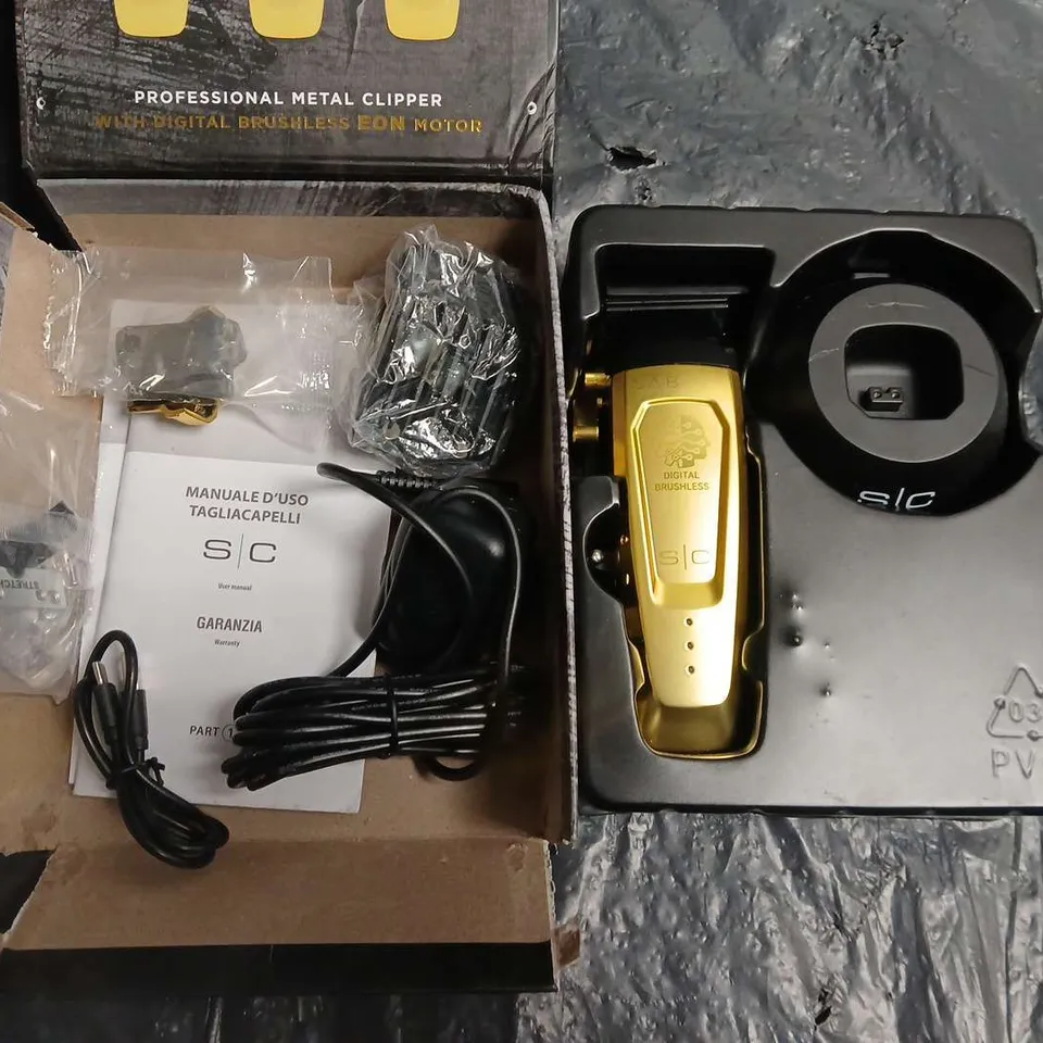 SABER II Professional Metal Clip​per – Yellow cordless hair clipper kit