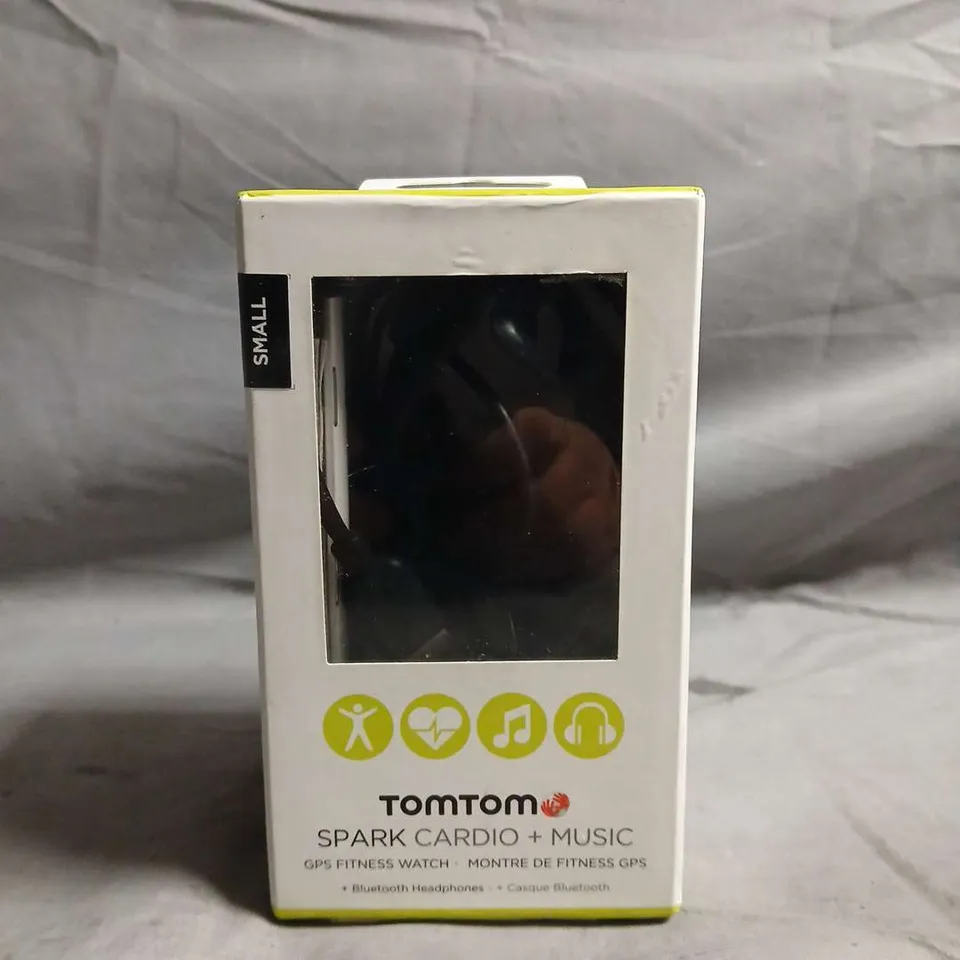 TOMTOM SPARK CARDIO + MUSIC GPS FITNESS WATCH – BOXED
