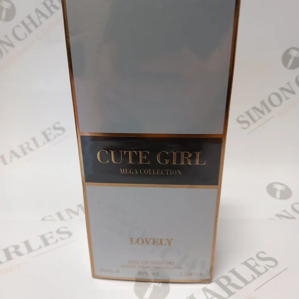 BOXED AND SEALED CUTE GIRL MEGA COLLECTION LOVELY EAU DE PARFUM 90ML