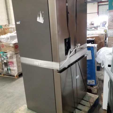 PALLET CONTAINING HISENSE 4 DOOR FRIDGE FREEZER - SILVER