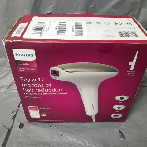 BOXED PHILIPS LUMEA IPL HAIR REMOVAL 7000