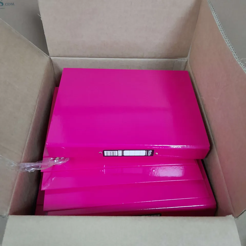 BOX OF APPROXIMATELY 10 PUKKA RING BINDER FOLDERS