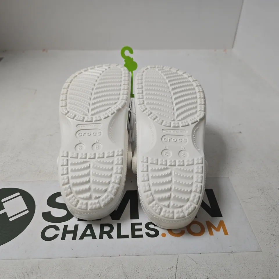 CROCS BAYA WHITE M5 W6 UNBOXED