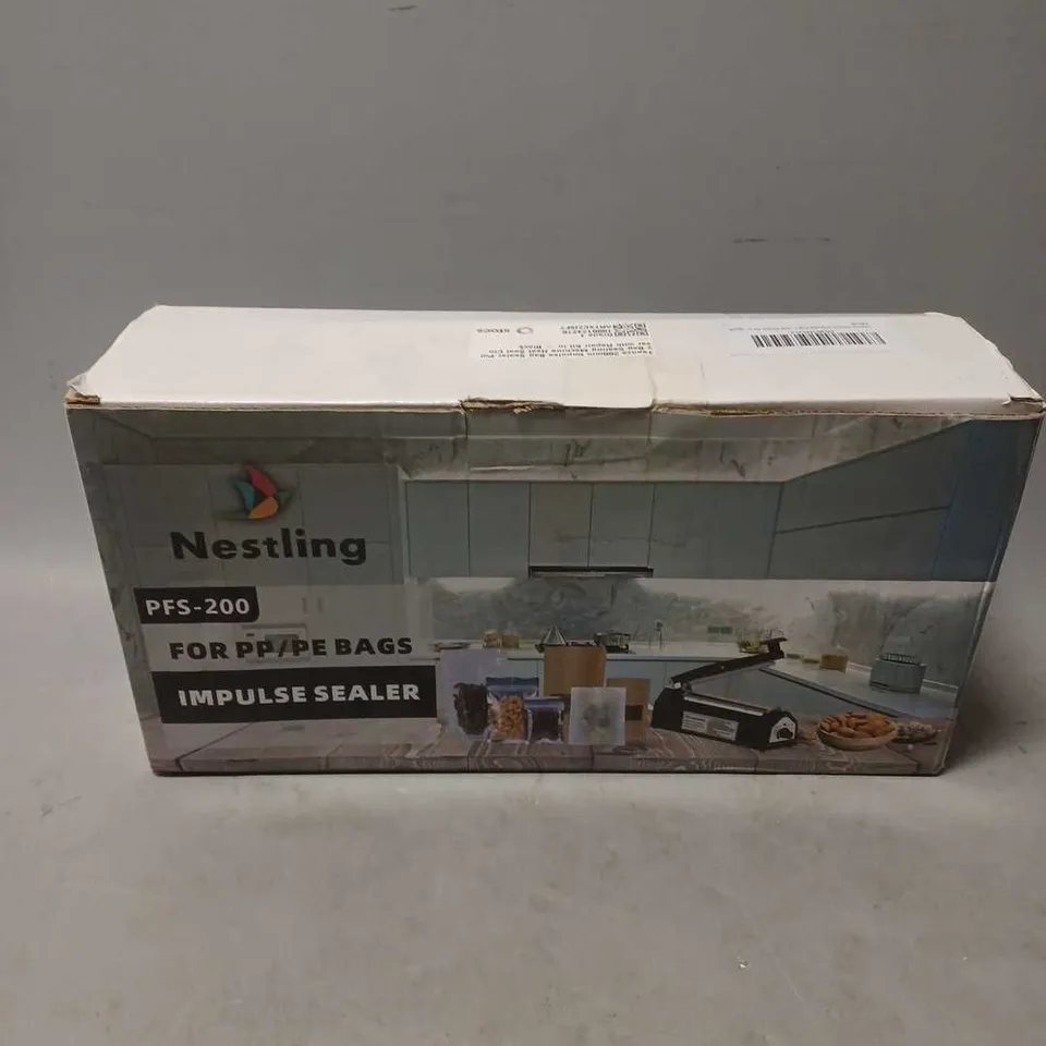 BOXED NESTLING IMPULSE BAG SEALER