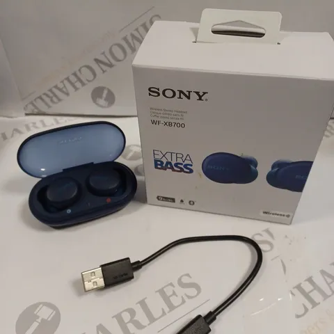 BOXED SONY WF-XB700 EXTRA BASS WIRELESS EARPHONES