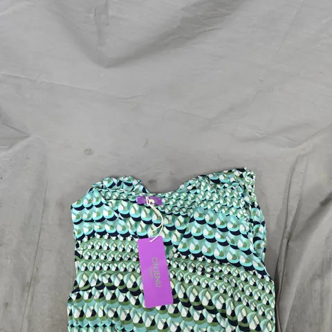 ONJENU LONDON ESME MIDI DRESS BALEAR GREEN – UK8 (EU36)