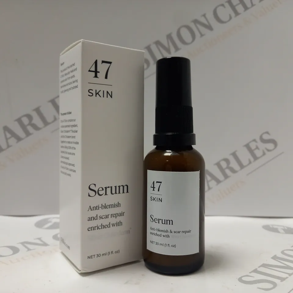 47SKIN ANTI-BLEMISH AND SCAR REPAIR ENRICHED WITH SILVER CHITODERM SERUM 30ML 