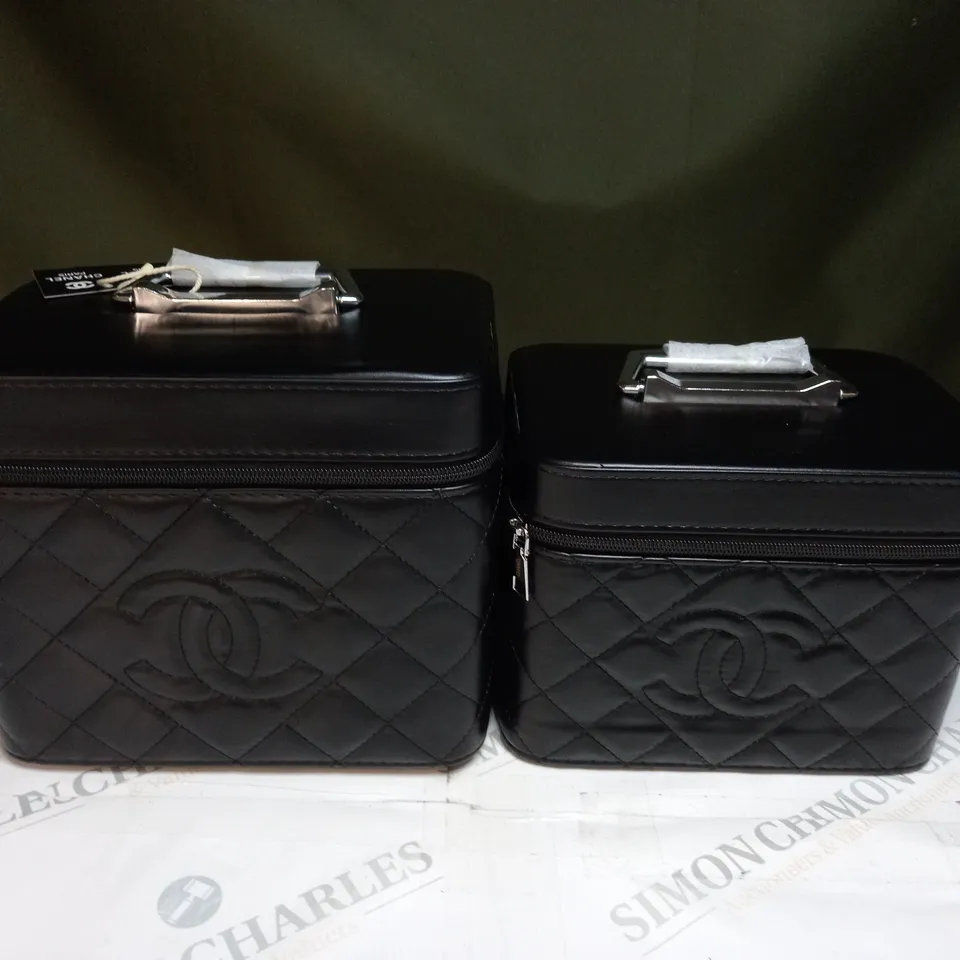 COCO CHANEL 2 MAKEUP STORAGE BOXES