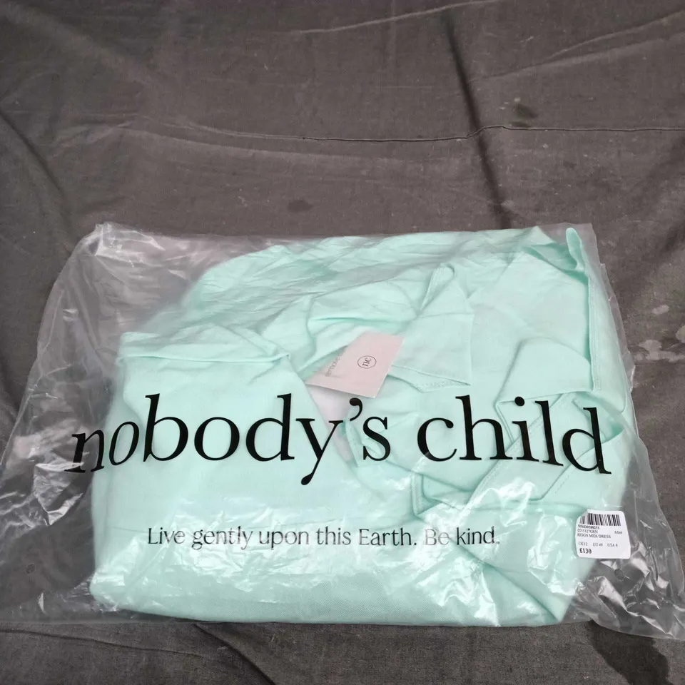 NOBODY'S CHILD REIGN MIDI DRESS – MINT – UK12 (EU40, USA8)
