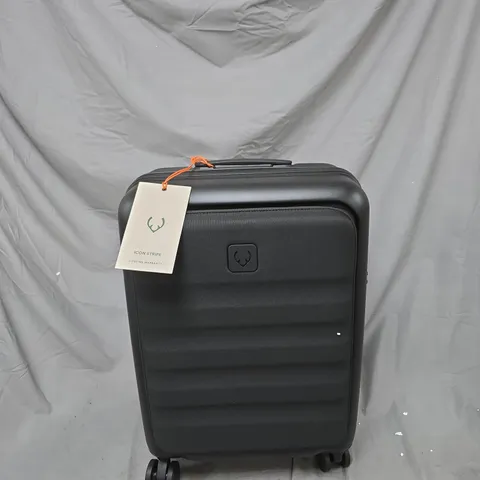 ANTLER BLACK HARD-SHELL 4-WHEEL SUITCASE