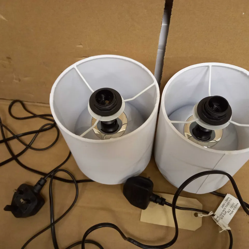 JOHN LEWIS LUCY TOUCH LAMP - SET OF 2