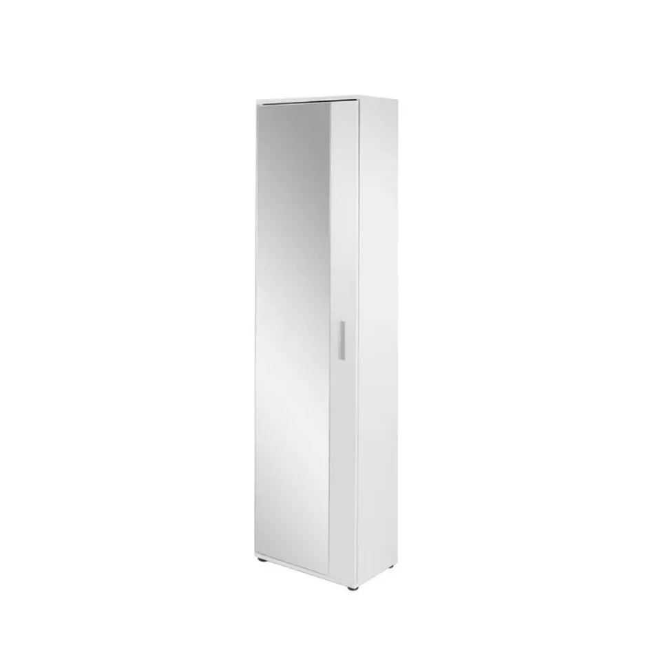 BOXED DESHAUNTA SINGLE DOOR WARDROBE (2 BOXES)