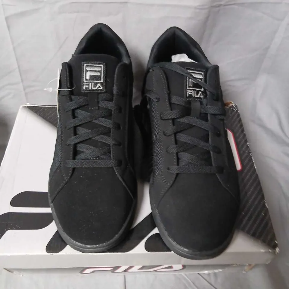 FILA BLACK MEN'S SNEAKERS, SIZE 9 – LOW-TOP TRAINERS