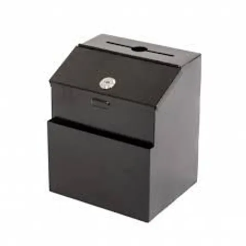 BOXED OYPLA WALL MOUNTED LOCKABLE STEEL SUGGESTION COMMENT BALLOT MAIL BOX