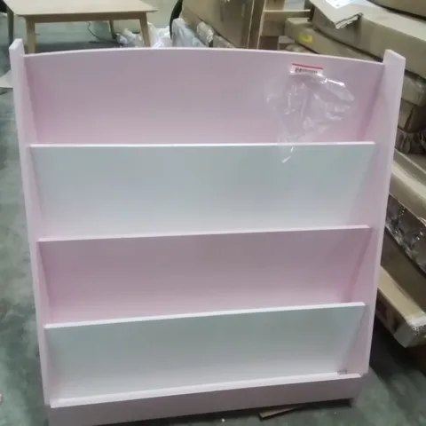 FLICKINGER 88CM BOOKCASE PINK AND WHITE