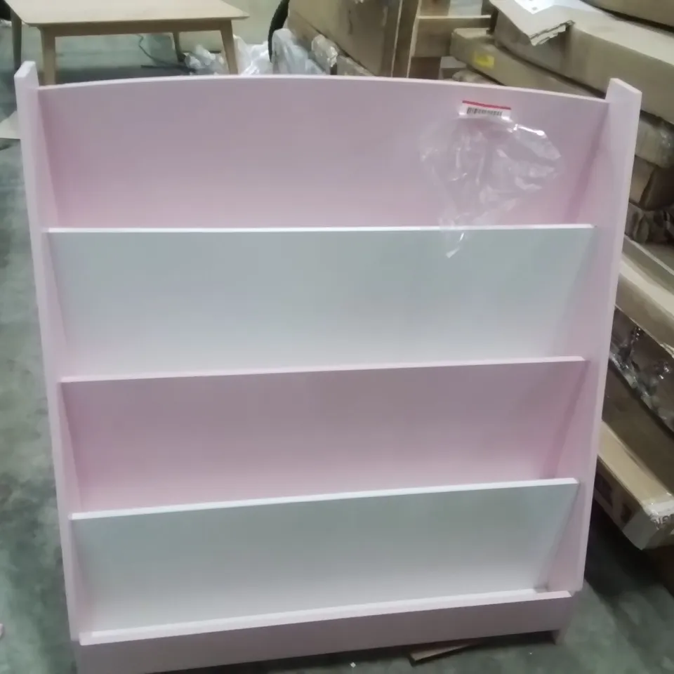 FLICKINGER 88CM BOOKCASE PINK AND WHITE