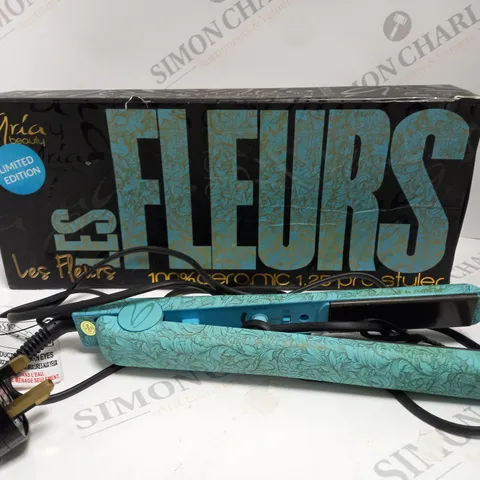 BOXED ARIA BEAUTY LES FLEURS CERAMIC PRO STYLER 