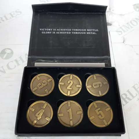 WARHAMMER METAL OBJECTIVE MARKERS