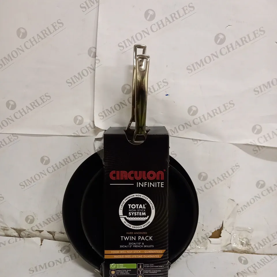 CIRCULON INFINITE HARD ANODISED FRYING PAN SET