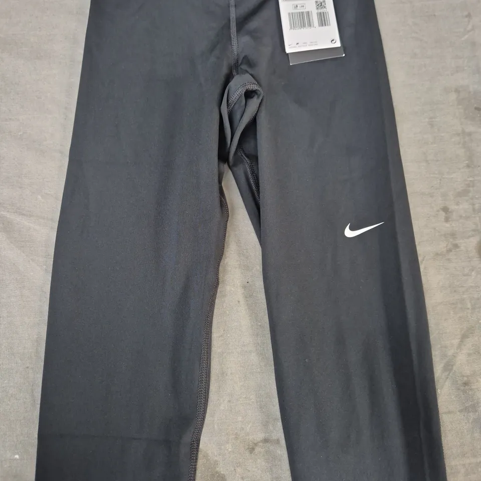 NIKE MID RISE FULL LENGTH WOMEN'S PRO TIGHT LEGGINGS IN BLACK SIZE XS