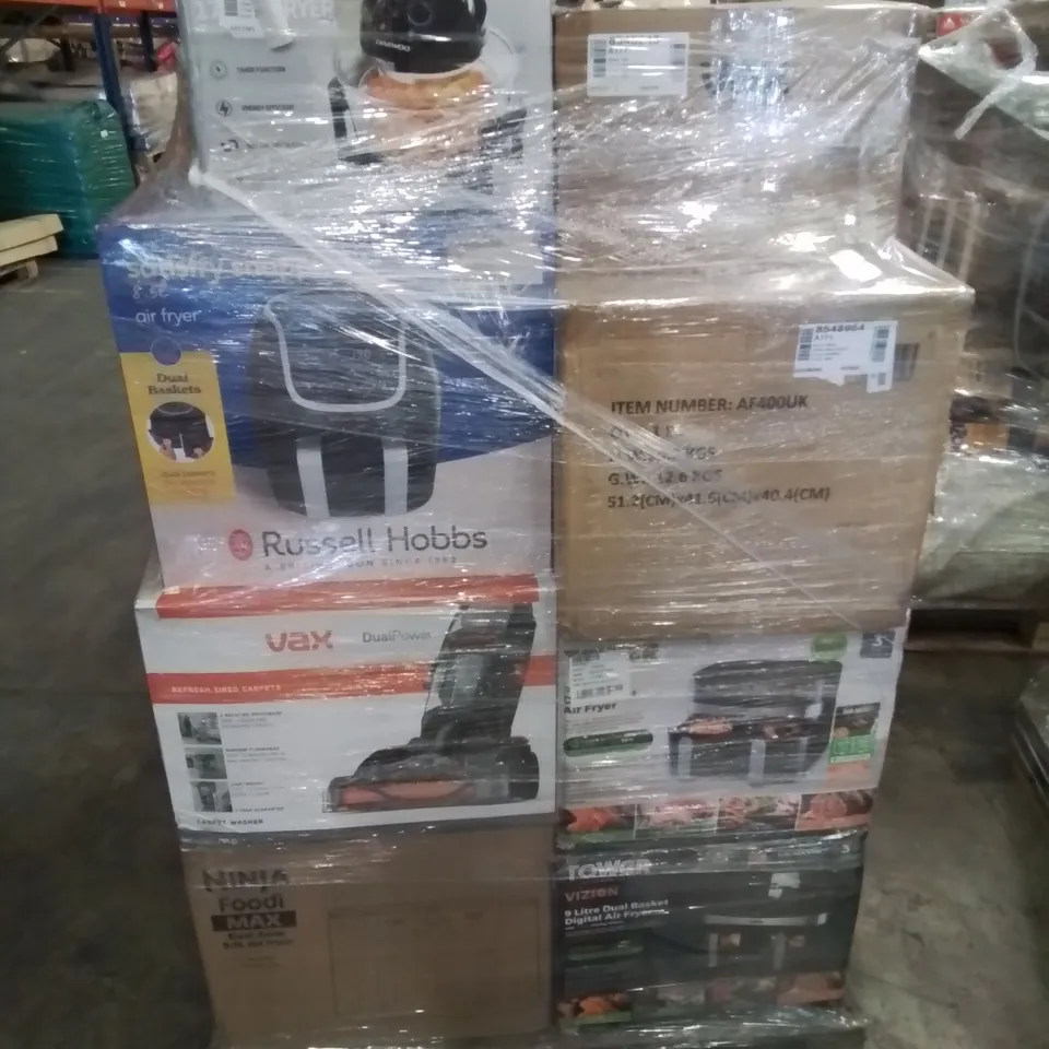 PALLET OF APPROXIMATELY 43 UNPROCESSED RAW RETURN HOUSEHOLD AND ELECTRICAL GOODS TO INCLUDE;