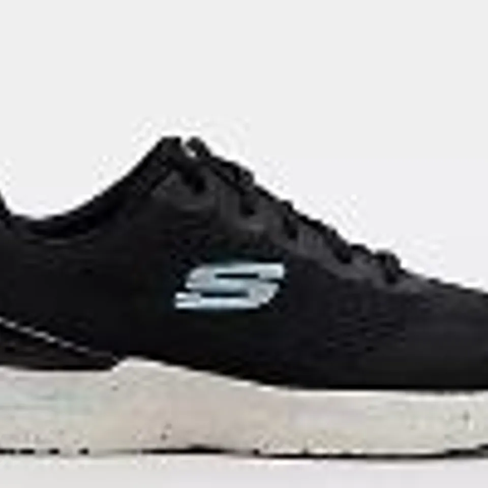 SKECHERS SKECH-AIR DYNAMIGHT LACE UP TRAINER BLACK SIZE 7