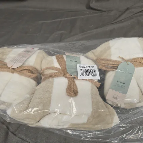 LARGE BOX OF APROX 20 ASSORTED BEACH PONCHOS