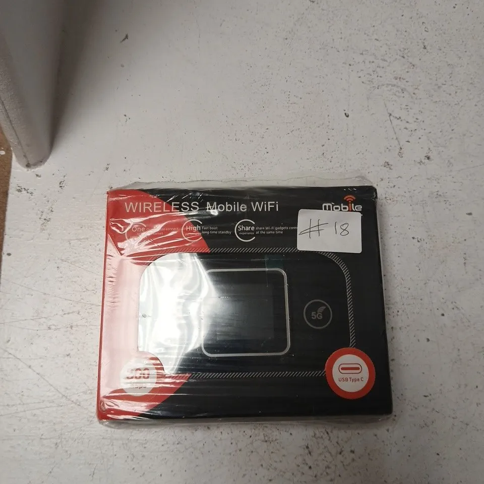 WIRELESS MOBILE WIFI HOTSPOT – 5G, BOXED (USB‑C)
