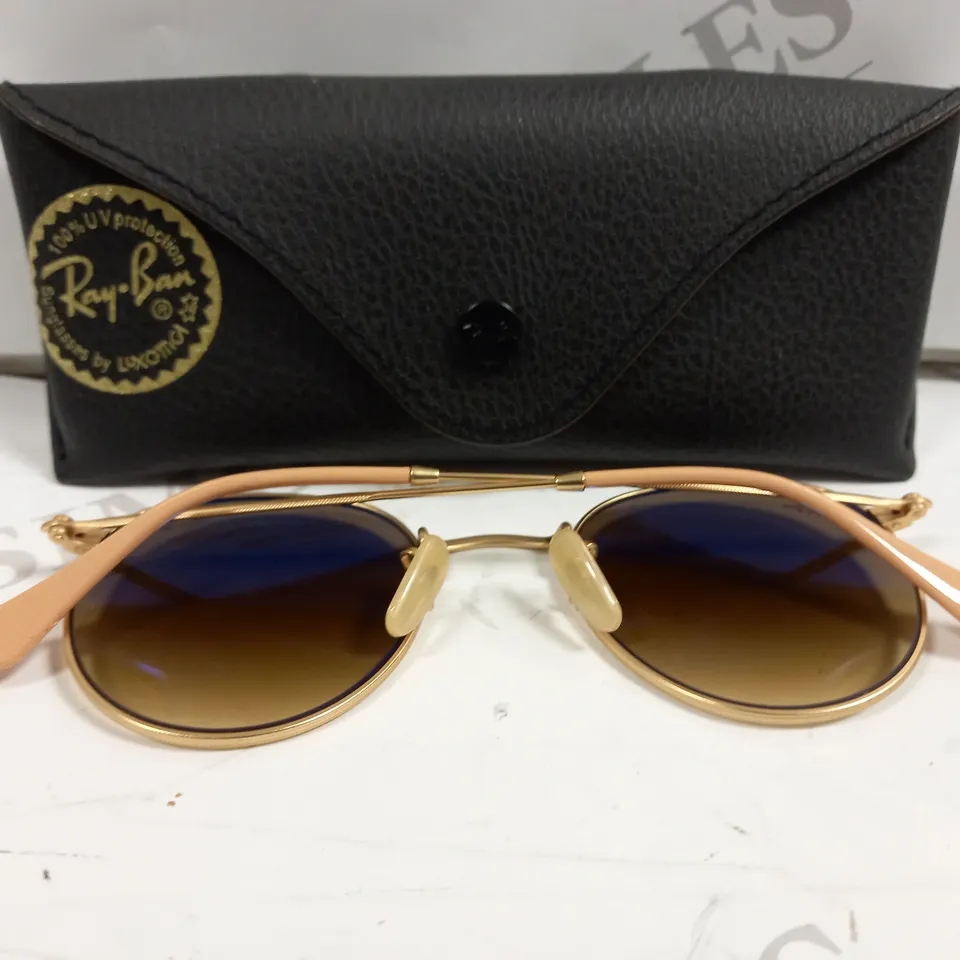 RAY-BAN RB3447 ROUND METAL SUNGLASSES 