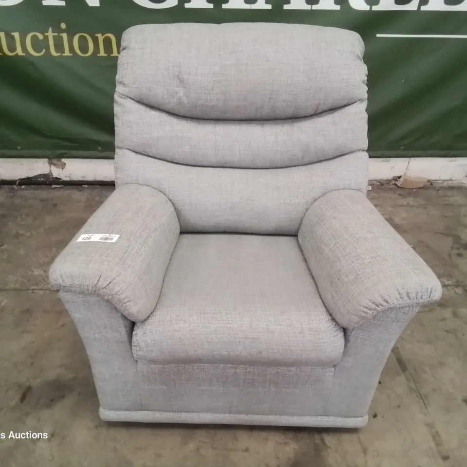 QUALITY BRITISH DESIGNER & MANUFACTURED G PLAN MALVERN EASY CHAIR LIMA DUCK EGG FABRIC 