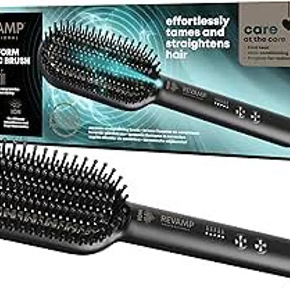 BOXED REVAMP PROGLOSS DEEPFORM BRUSH CERAMIC STRAIGHTENING BRUSH