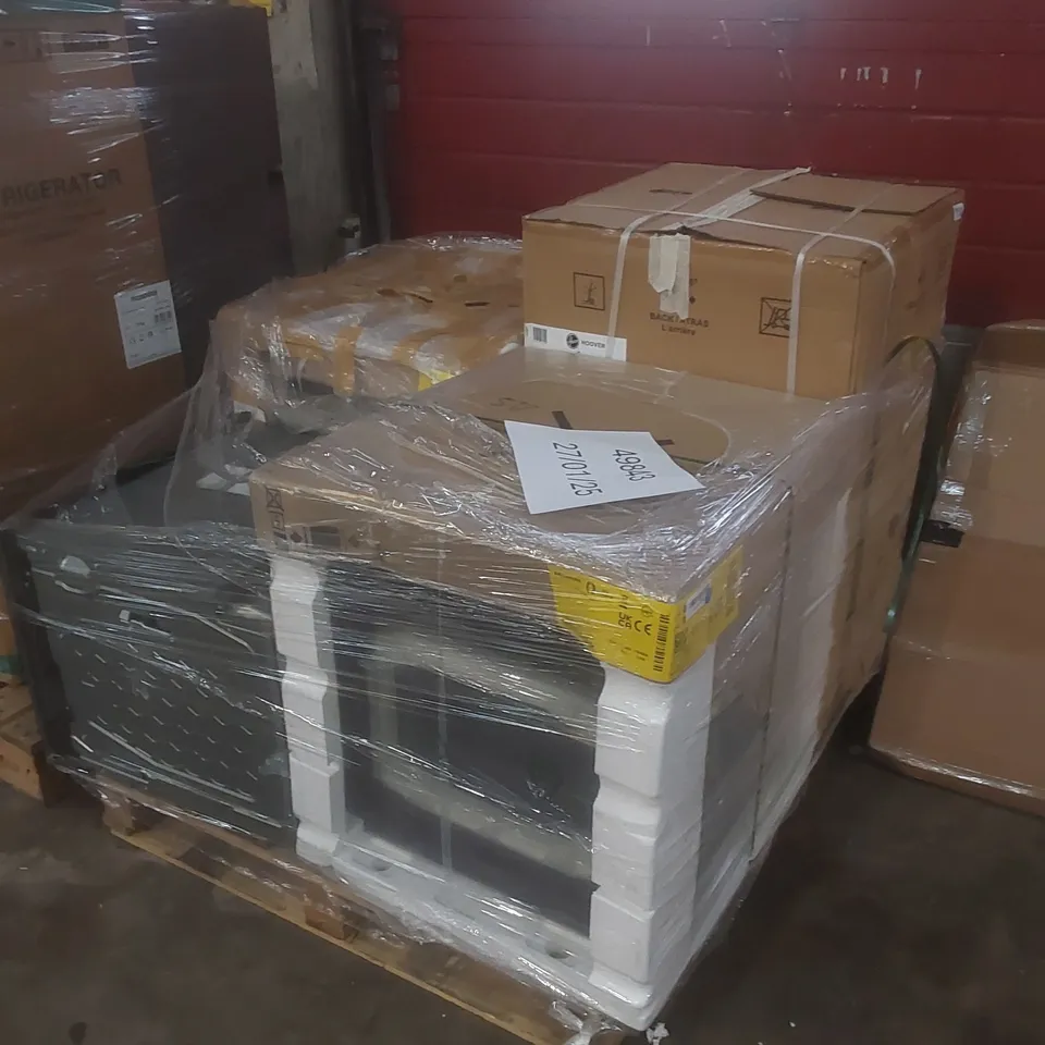 PALLET OF APPROXIMATELY 4 UNPROCESSED RAW RETURN WHITE GOODS TO INCLUDE;