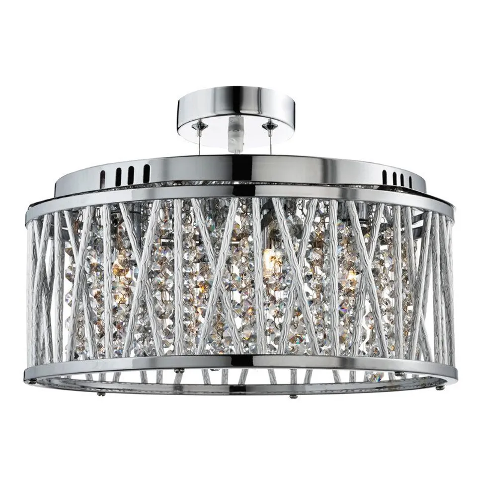 BOXED ASHLYNN 5-LIGHT SEMI FLUSH MOUNT