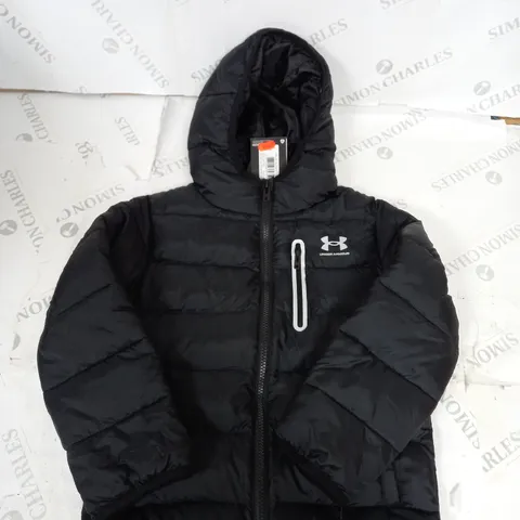 BOYS ZIPPED UNDER ARMOUR PADDED COAT SIZE 5-6 YEARS