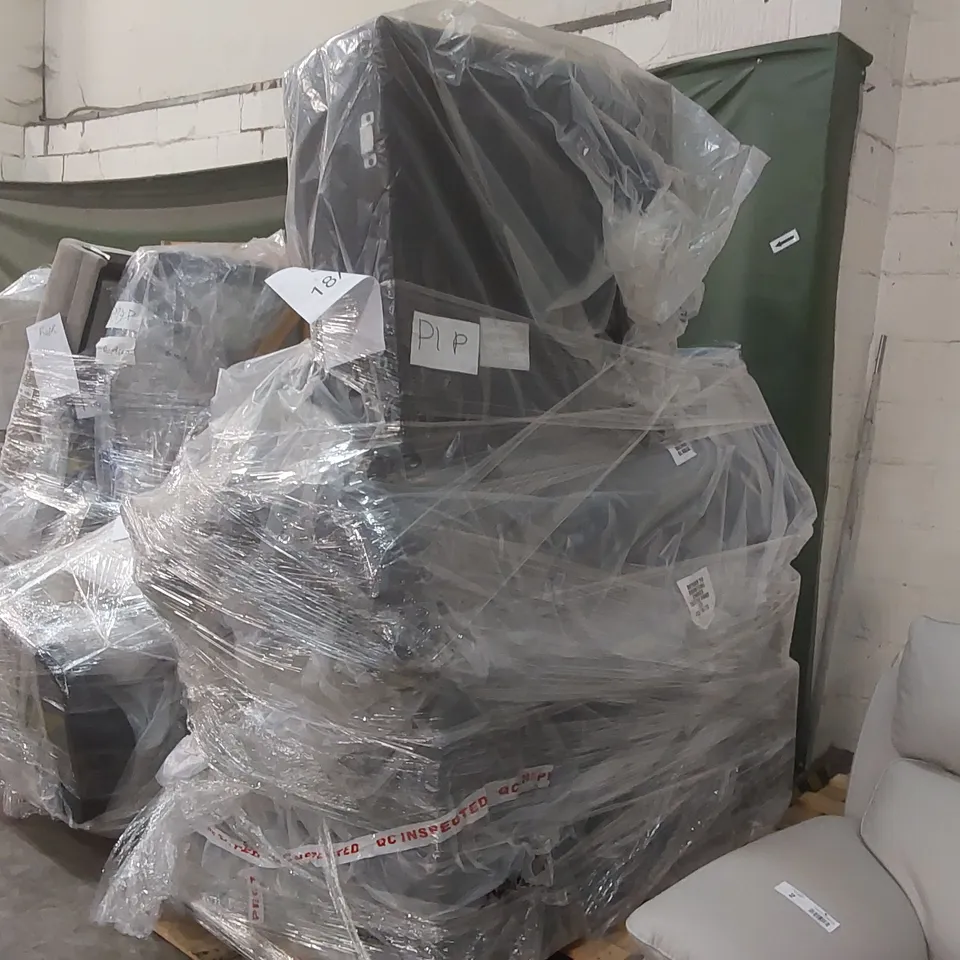PALLET CONTAINING ASSORTED DESIGNER SOFA PARTS