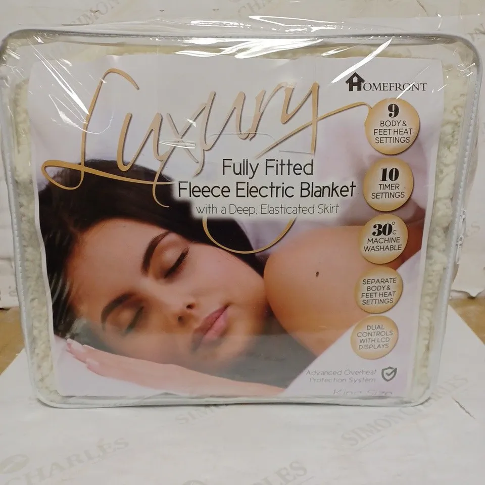HOMEFRONT ELECTRIC BLANKET DUAL CONTROL KING SIZE