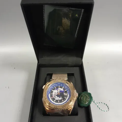 GAMAGES ATLAS ROSE WORLD VIEW WATCH