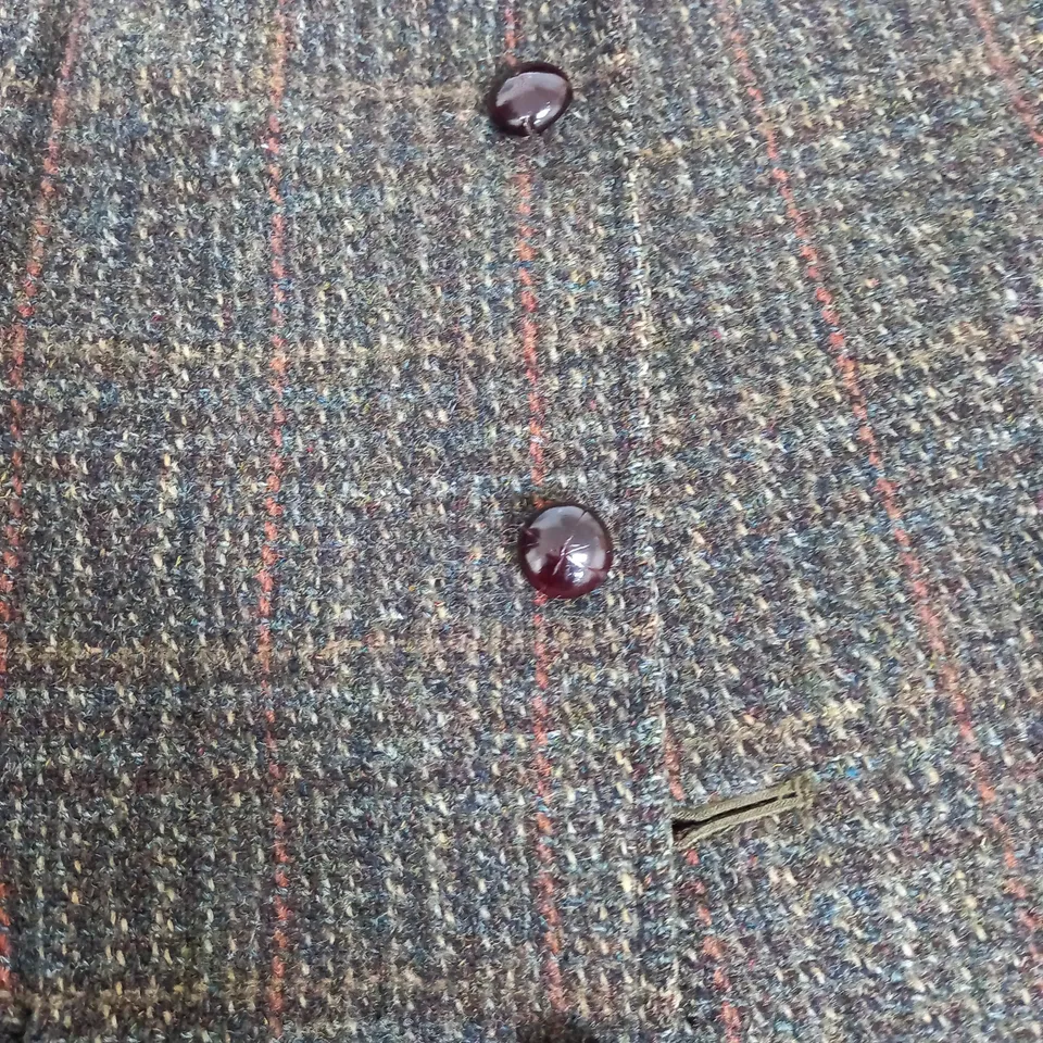 DUNN & CO HARRIS TWEED BLAZER - 100 LONG