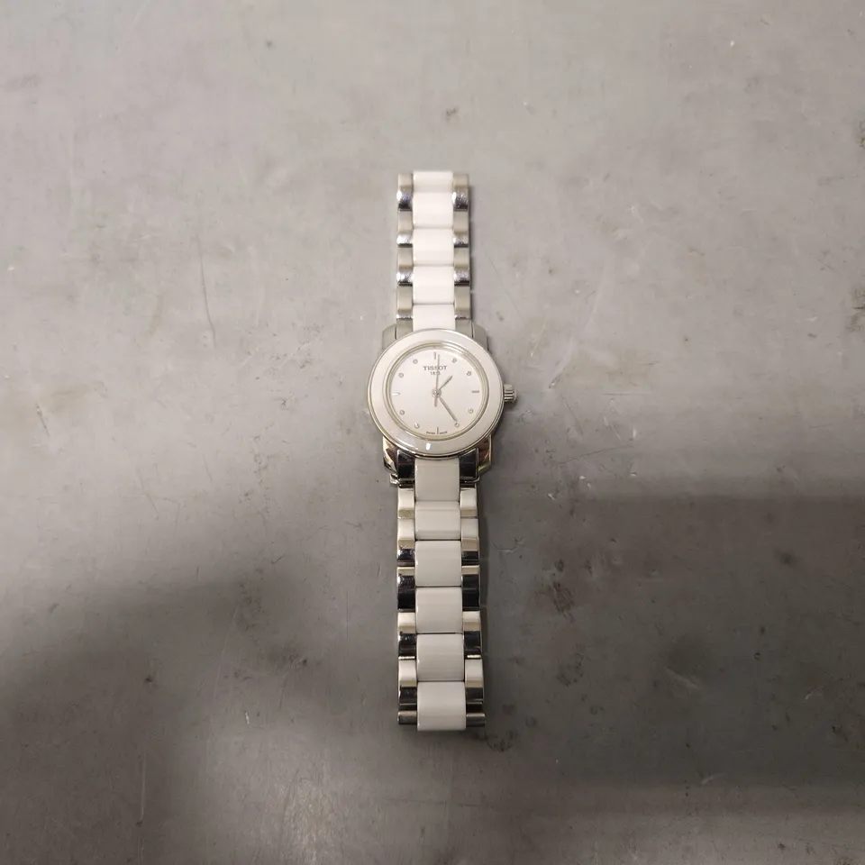 TISSOT LADIES CERA CERAMIC WHITE DIAL WATCH