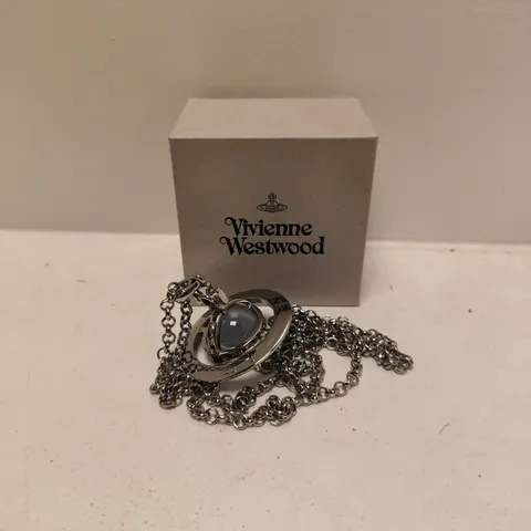 BOXED VIVIENNE WESTWOOD ORB PENDANT NECKLACE PAIRED