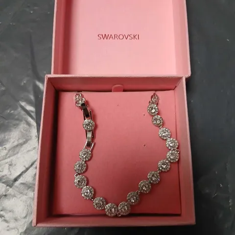 SWAROVSKI CRYSTAL BRACELET IN PINK PRESENTATION BOX