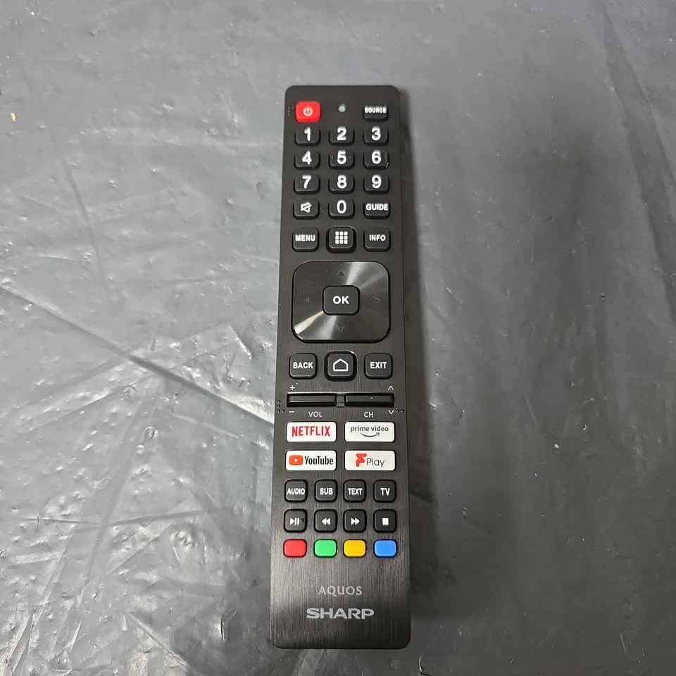 BOXED SHARP 32" LED LCD TV MODEL 32FH8KA - WITH REMOTE - DAMAGED SCREEN AND SURROUND 