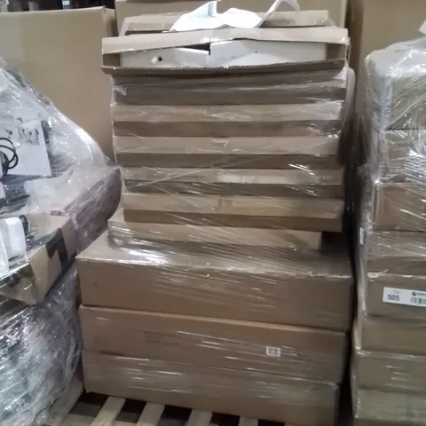 PALLET CONTAINING A LARGE QUANTITY OF FLATPACKED FURNITURE 