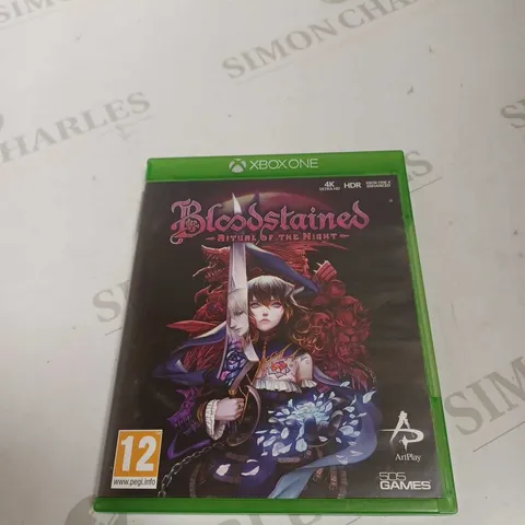 XBOX ONE BLOODSTAINES RITUAL OF THE NIGHT