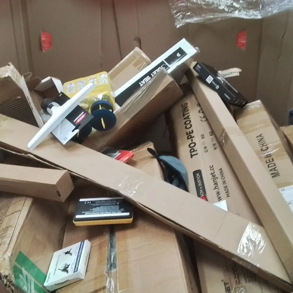 PALLET OF ASSORTED HOUSEHOLD GOODS AND PRODUCTS TO INCLUDE;SCOOTER,WATER TABLE
