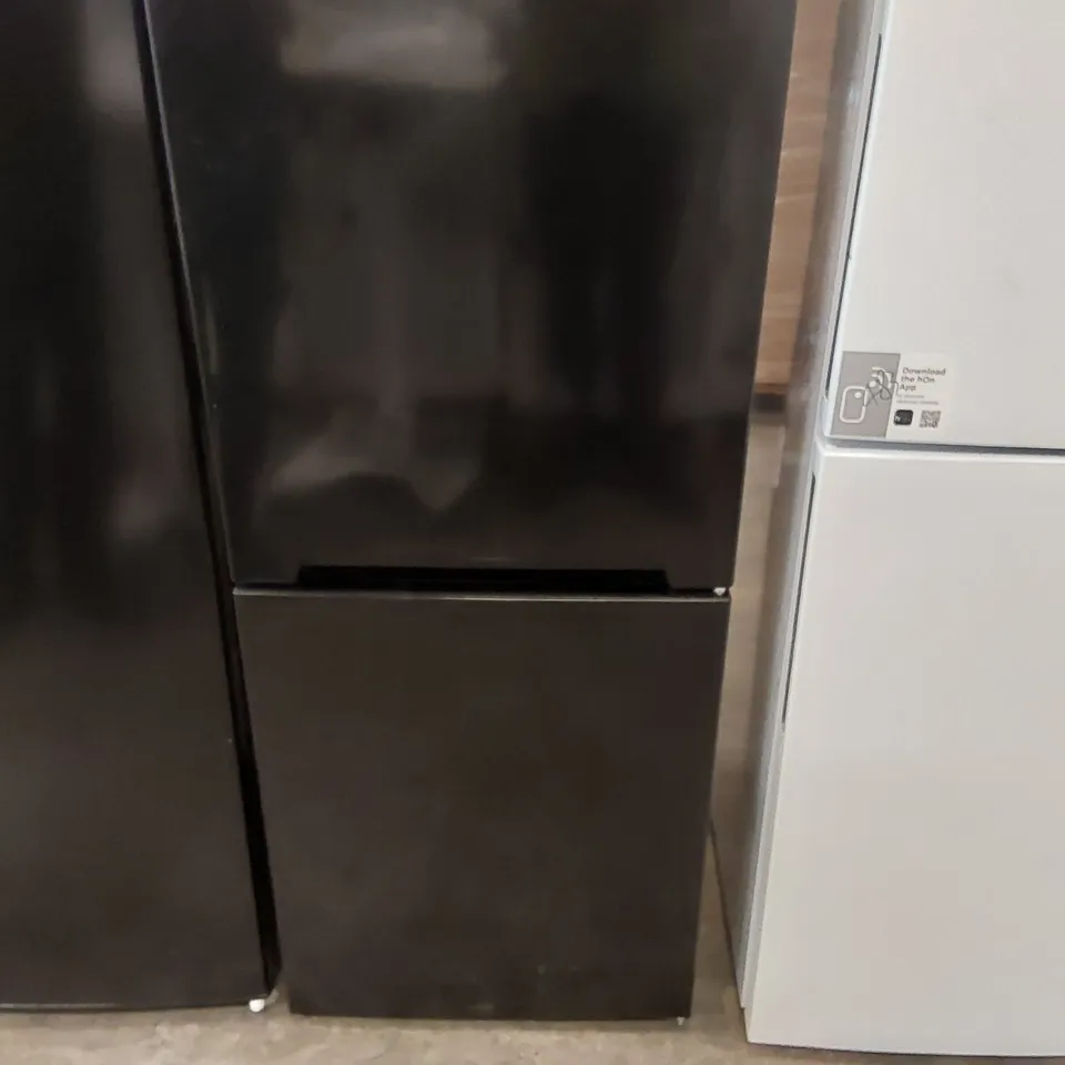 RUSSELL HOBBS FREESTANDING FRIDGE FREEZER BLACK, MODEL: RH54FF180B - UNPROCESSED RAW RETURN